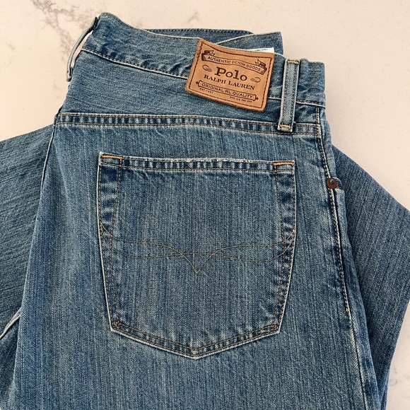 🔥NWOT Polo Ralph Lauren Hampton Relaxed Straight Jeans. Size 32/32 - Picture 5 of 14